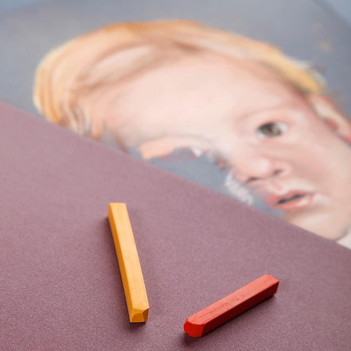 Clairefontaine 96111C Zeichenblock Pastelmat (12 Blatt, 24 x 30 cm, 360 g, mit 4 transparenten Trenn