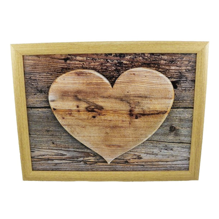 knietablett Holz Herz