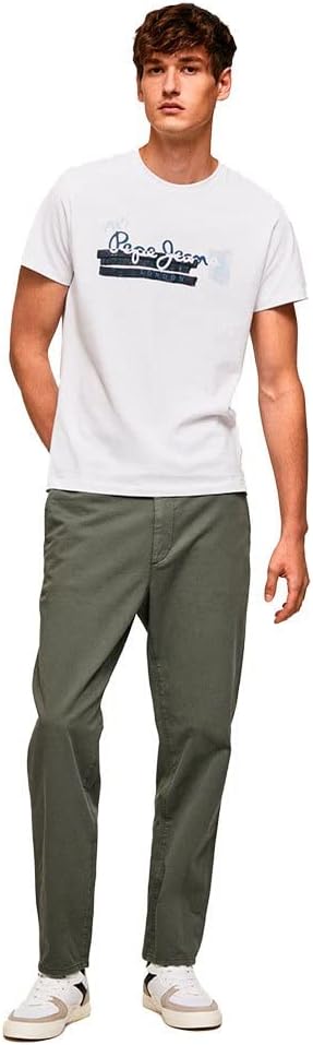 Pepe Jeans Herren Rafa T-Shirt XL White (White), XL White (White)