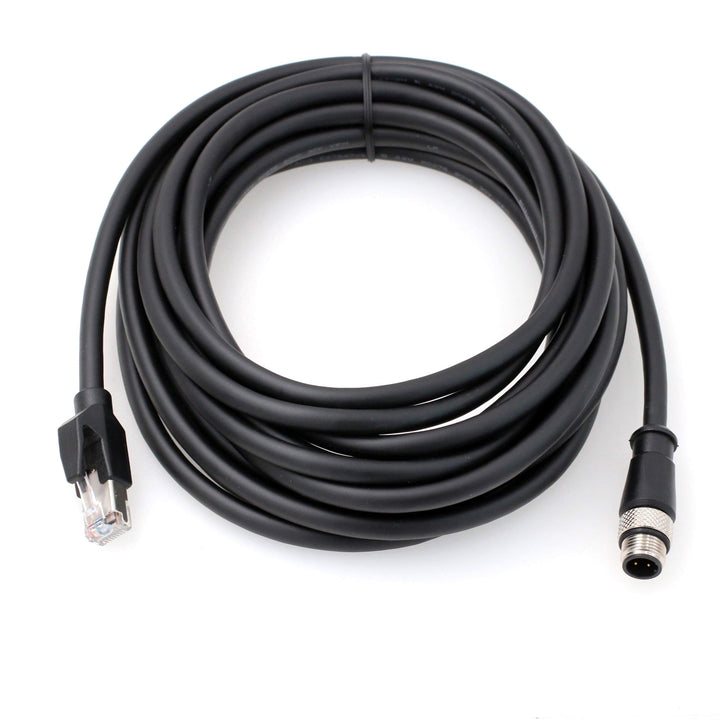 Encoder-Sensor M12 4-polig D-Code RJ45 Cat.6 Ethernet geschirmtes Kabel Industriemaschinen Kamera Ne