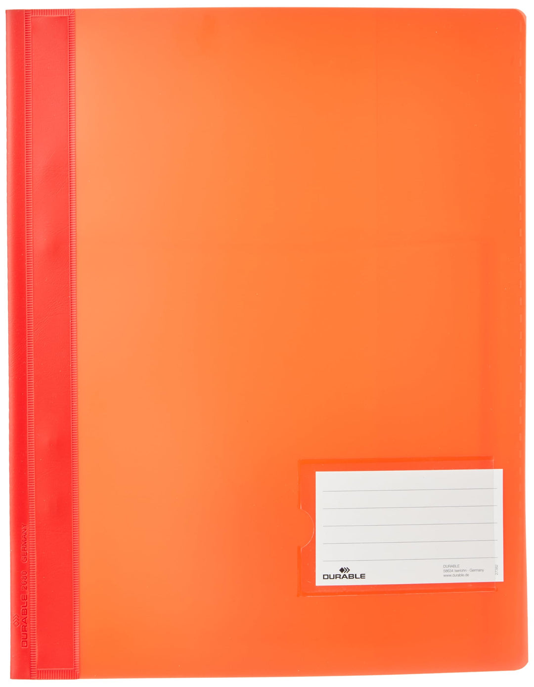 Durable Schnellhefter, überbreit, rot, 25er Packung, 268003, rot