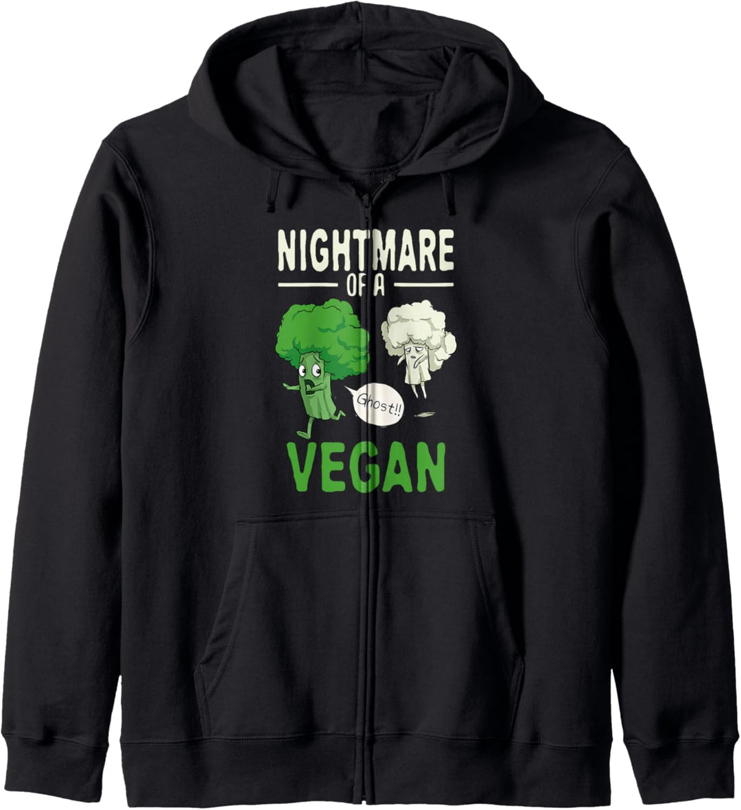 Nightmare Of A Vegan Halloween Kostüm für Veganer Kapuzenjacke