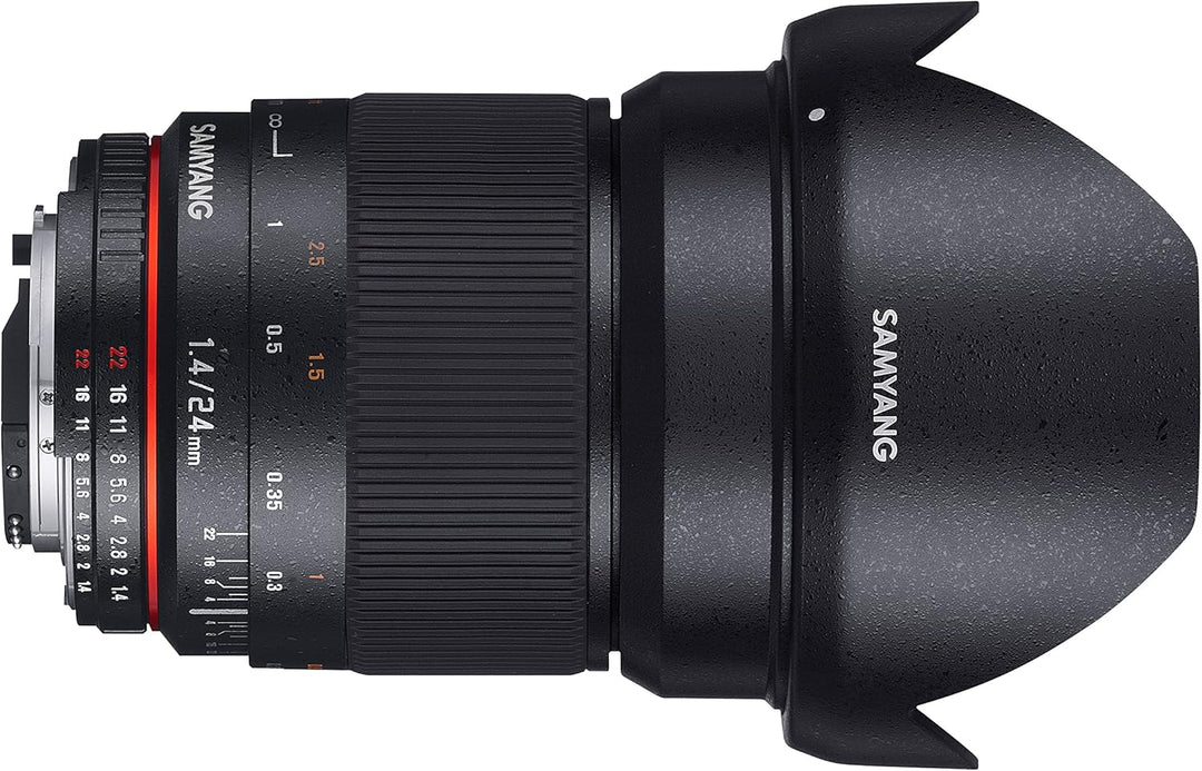 Samyang 24mm F1.4 Objektiv für Anschluss Micro Four Thirds, Micro Four Thirds