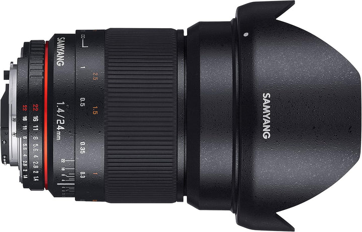 Samyang 24mm F1.4 Objektiv für Anschluss Micro Four Thirds, Micro Four Thirds