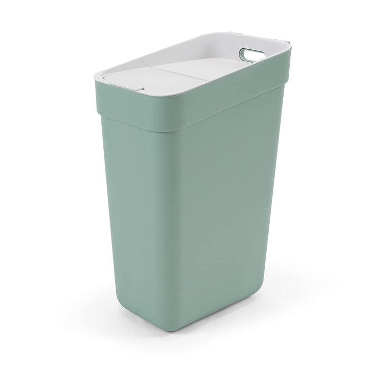 Curver Ready to Collect 100% recyceltes 30-Liter-Küchenzubehör, Recycling-Mülleimer, Deckel mit Deck