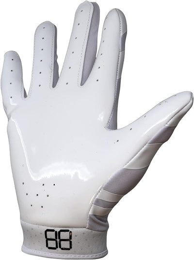 BARNETT FRG-03 weiss professionell Receiver Fussball Handschuhe, RE, DB, RB XL, XL