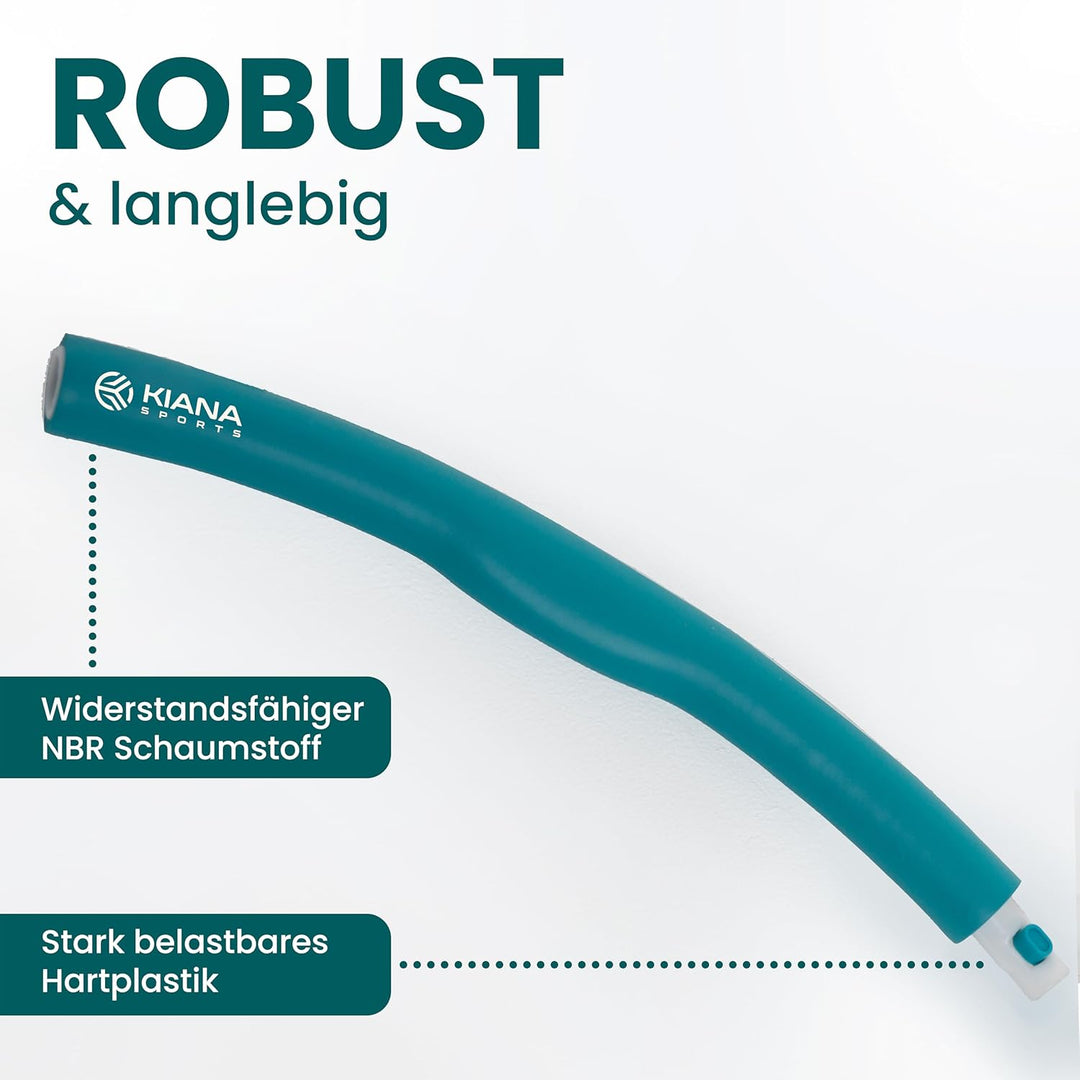 KIANA SPORTS® Hula Hoop Reifen Erwachsene inkl. Tasche und Übungsplan [1,2 kg] - Stabiler Hoola Hoop