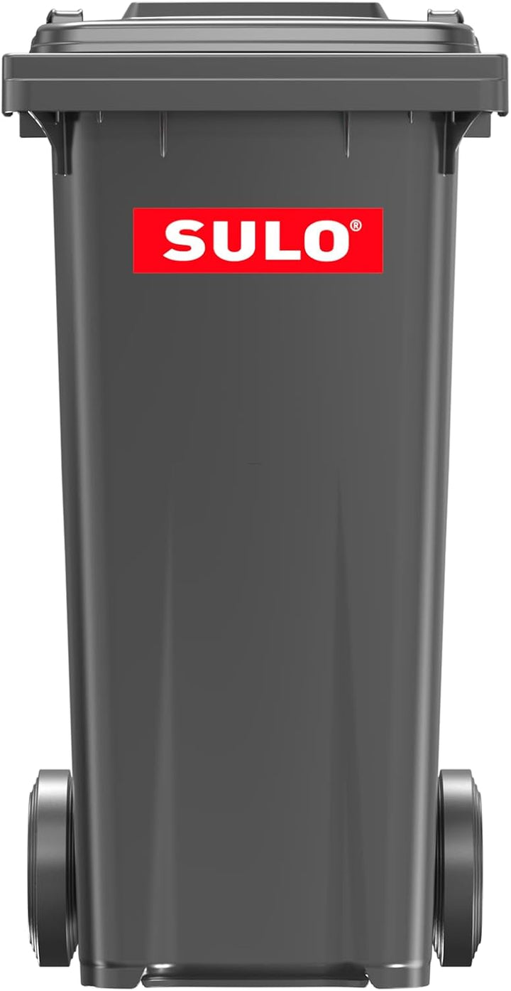 Sulo 120 Liter Müllbehälter Mülltonne Abfalltonne | Grau | Für alle DIN-Kammschüttungen |Made in DE|