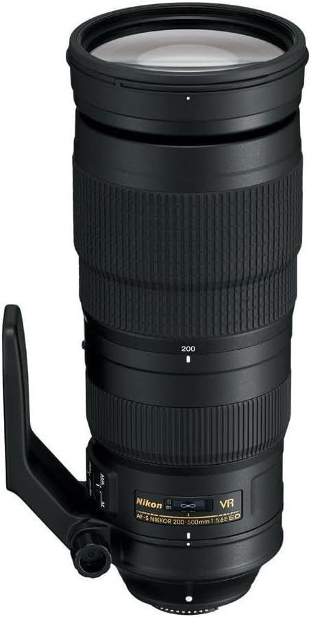 Nikon AF-S Nikkor 200?500 mm 1:5,6E ED VR (inkl. HB-71 und CL-1434) Single, Single