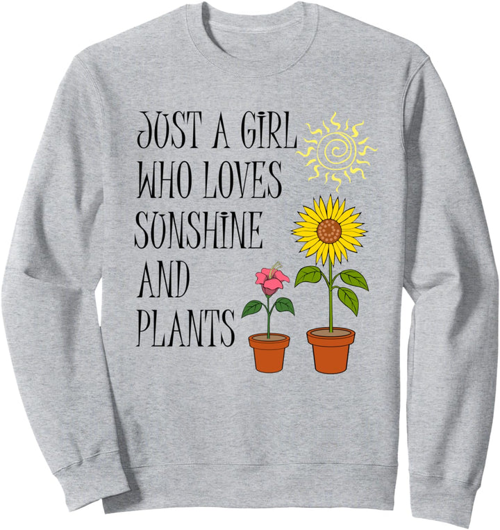 Mädchen mag Gartenarbeit Gärtnern Garten Sweatshirt