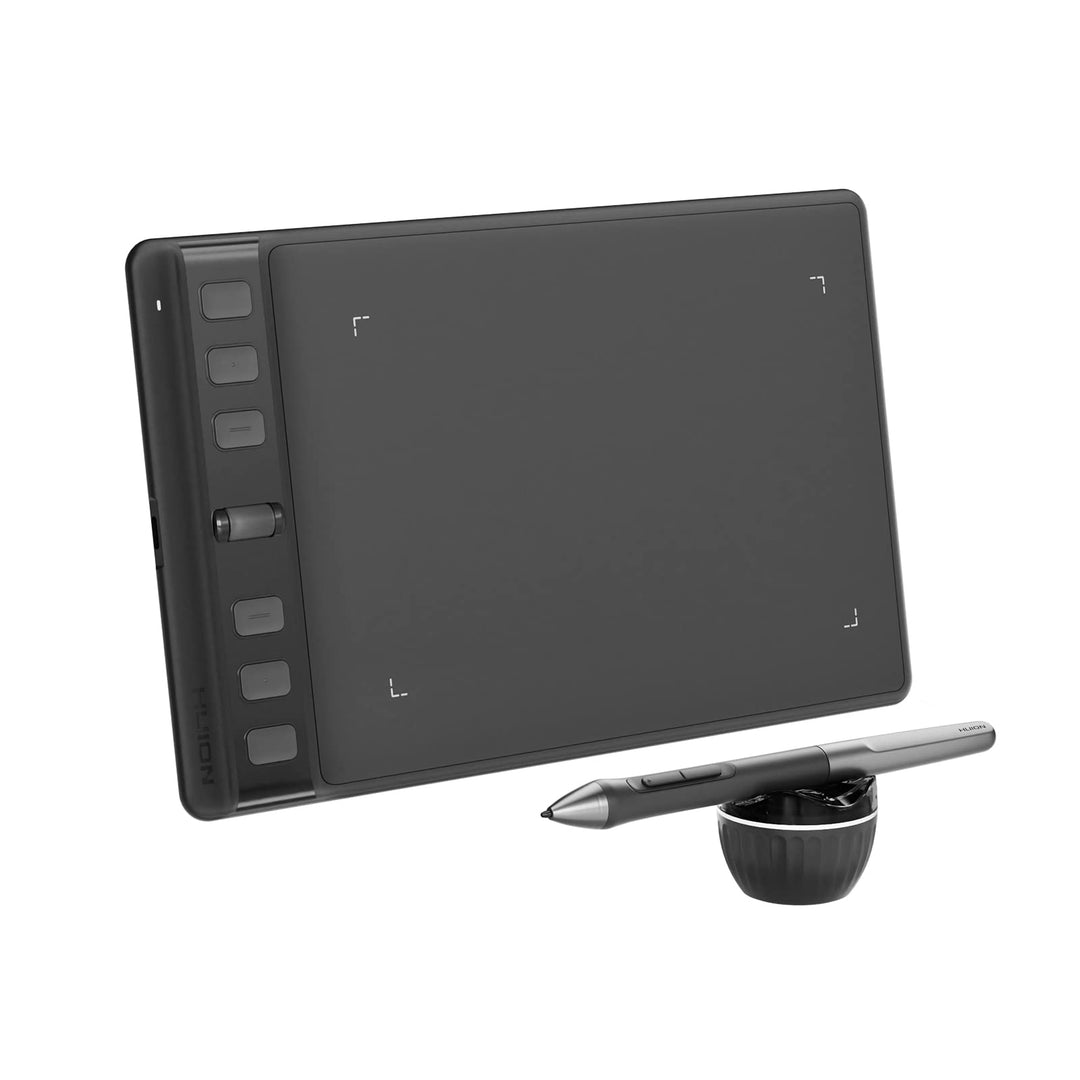 HUION Inspiroy 2 S Grafiktabletts, 6,3 x 3,9 Zoll Tragbares Zeichentablett mit 8192 Stufen batteriel