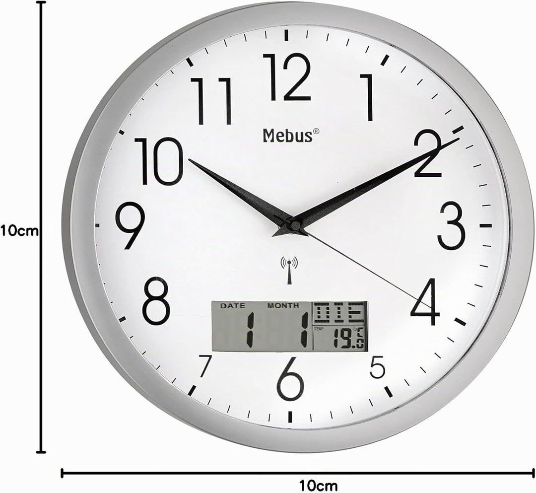 Mebus 19422 Funk-Wanduhr