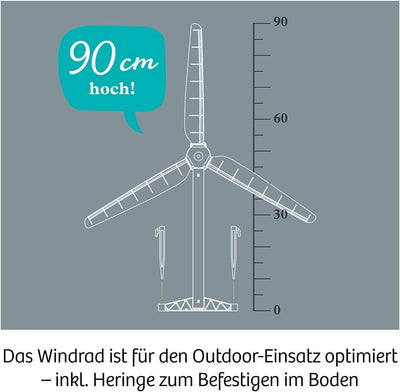 Kosmos 621087 Wind-Rad, Entdecke erneuerbare Energien. Bausatz für Windrad zur emmissionsfreien Stro