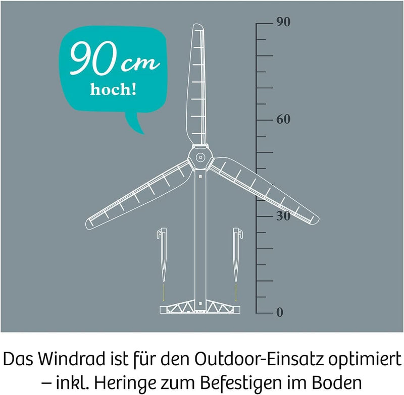 Kosmos 621087 Wind-Rad, Entdecke erneuerbare Energien. Bausatz für Windrad zur emmissionsfreien Stro