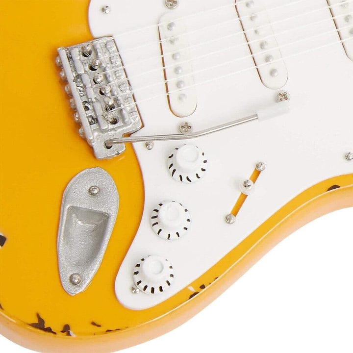 Axman Yngwie Malmsteen: Gitarre – Miniatur-Gitarren-Nachbildung – Musik-Geschenke – Handgefertigter