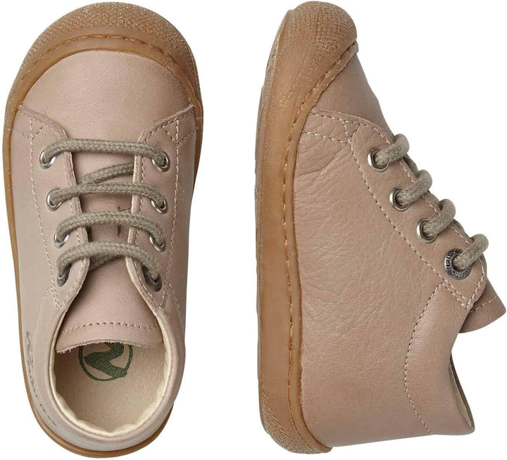 Naturino Cocoon-Lauflernschuh aus Nappaleder-Blau 19 EU Taubengrau Beige, 19 EU Taubengrau Beige