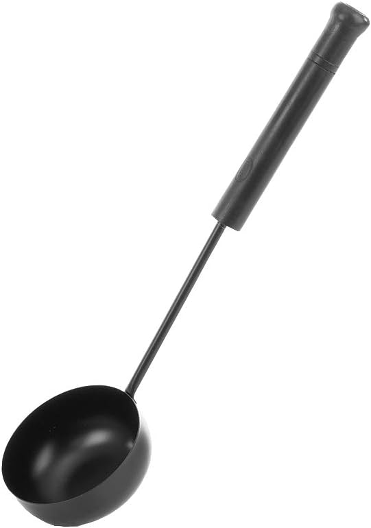 eliga Schöpfkelle mit schwarzer Pulverbeschichtung