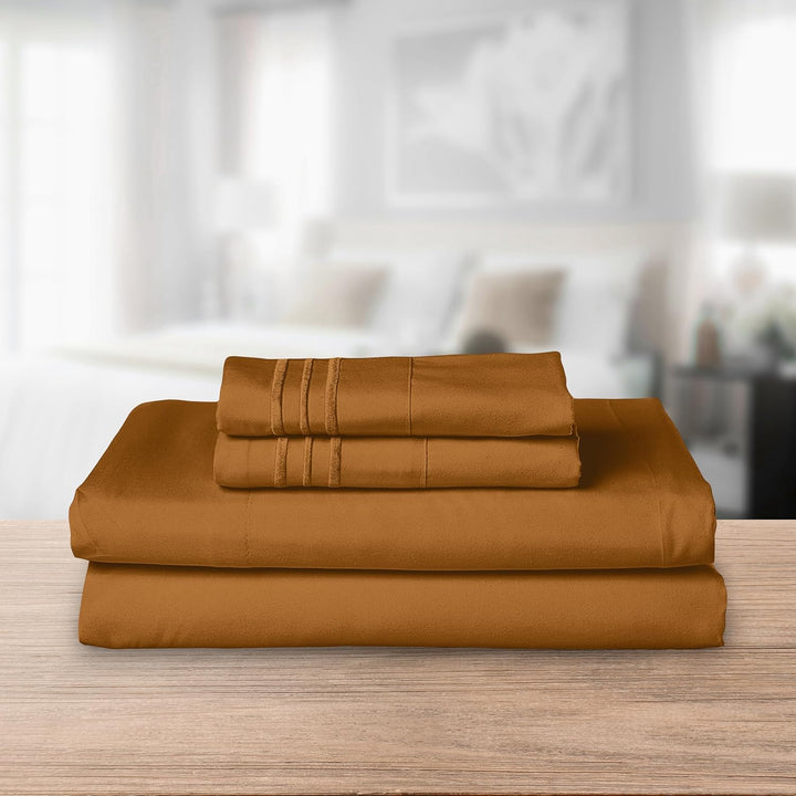 Elegant Comfort TM Luxuriöses Bettwäsche-Set, ägyptische Fadenzahl 1500, Bestickt, hochwertig, Hotel