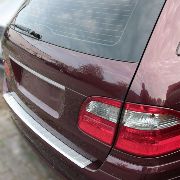 Ladekantenschutz Edelstahl CHROM kompatibel für MERCEDES E-KLASSE S211 CLASSIC | 2002-2009 | premium