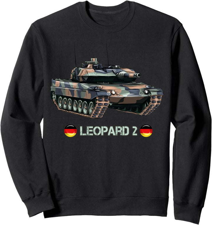 Moderner deutscher Kampfpanzer Leopard 2 Sweatshirt
