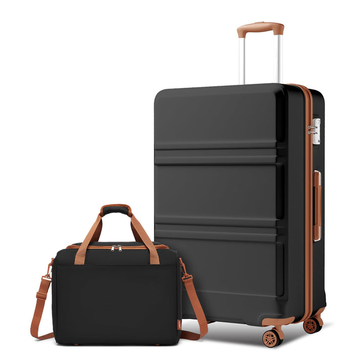 KONO Koffer Trolley Handgepäck-Kofferset 2 Teilig gepäck-sets, Koffer gross 74cm mit Rollen TSA-Schl