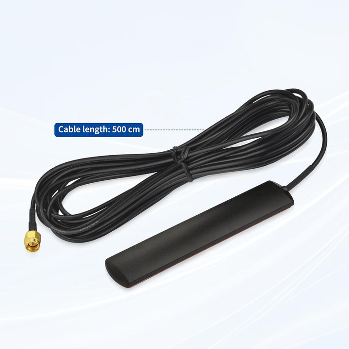 Eightwood DAB+ Antenne SMA Adapter DAB Auto Radio Antenne Patch Aerial Glas Mount Windshield Antenne