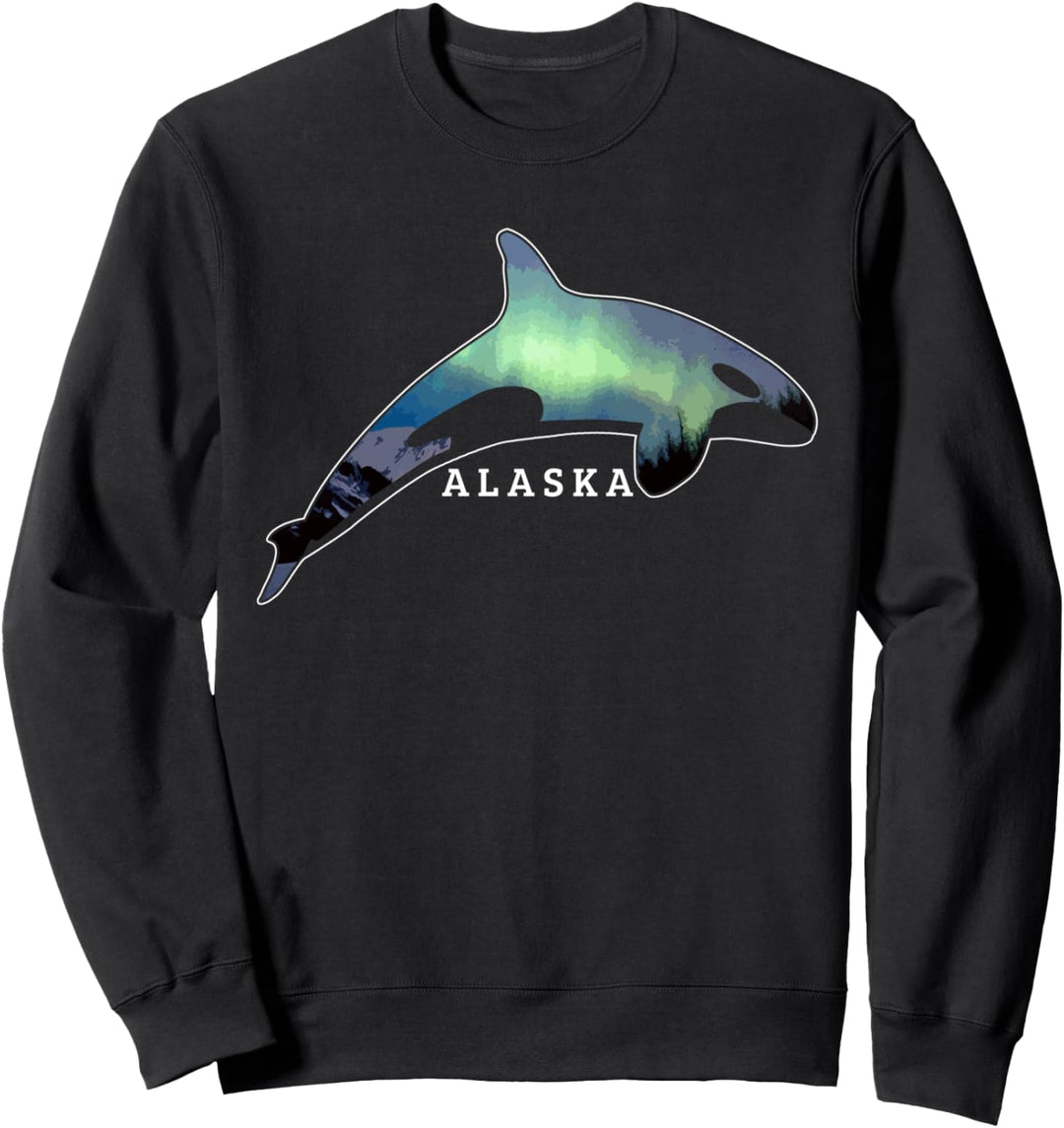 Alaska Orka Wal USA Souvenir Sweatshirt