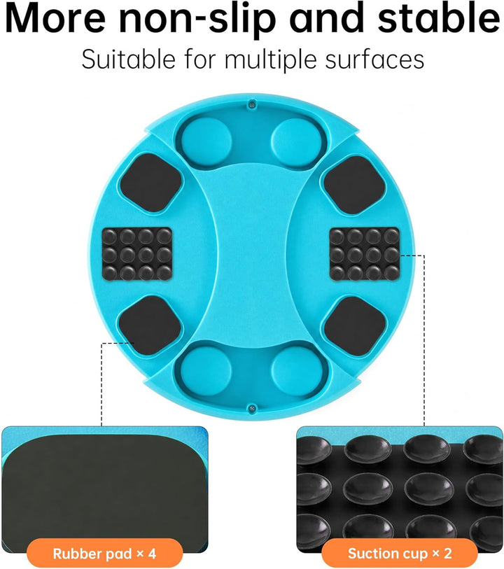 Hundepuzzle-Spielzeug, 2 Ebenen, Slow Feeder, Futterspender für Leckerlis, IQ-Training und Unterhalt