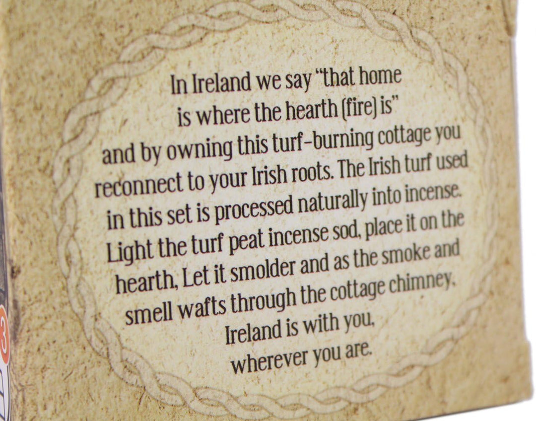 The Gifted Hand Irish Shopper Rasen Torf Weihrauch Keramik Häuschen Geschenk Verpackt Irish Irland