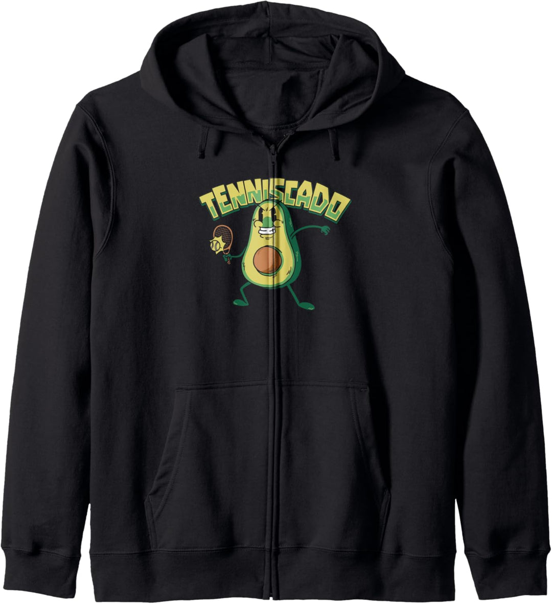 Tennis Tennisschläger - Tennisball Tennisspieler Kapuzenjacke