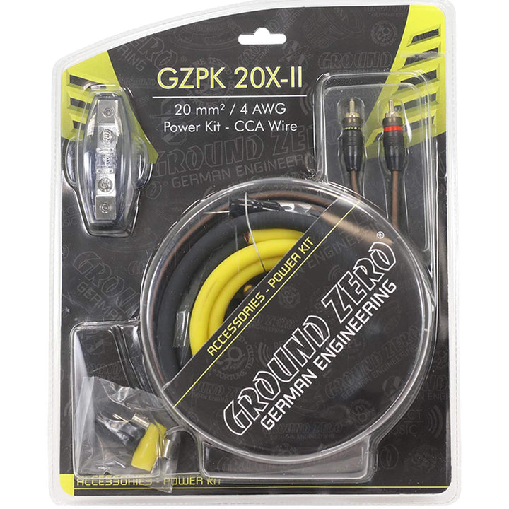 GZPK 20X-II Ground Zero 4 AWG Kabelsatz