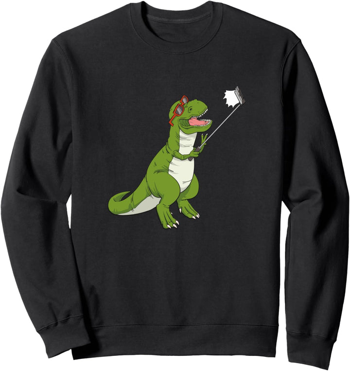 Dinosaurier T-Rex Selfie Sweatshirt