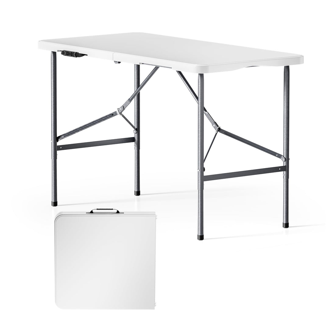 Wiltec Campingtisch klappbar 120x60x74 cm Klapptisch mit Tragegriff Partytisch Biertisch Gartentisch