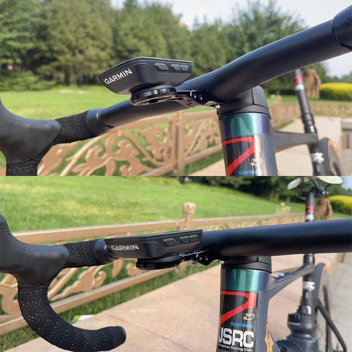 Out Front Bike Stem Handlebar Combo Mount für Gar min Wahoo Bryton Campatible mit Scott Foil Addict