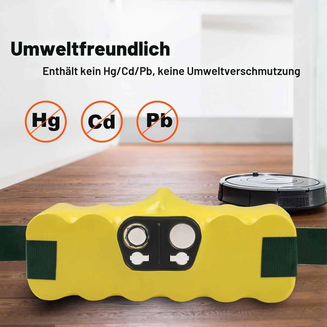 5000mAh Ersatzakku für iRobot Roomba 510 530 531 532 533 535 536 540 545 550 552 560 562 570 580 581