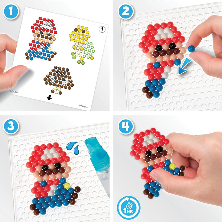 Aquabeads 31946 Super Mario™ Sternperlen Set - Bastelset, Bunt Single, Single