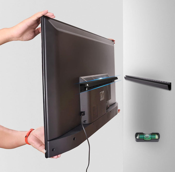 Fernsehhalterung Wand für 32-75 Zoll, Ständerlose TV Wandhalterung, max. VESA 400 x 400 mm, bis zu 6