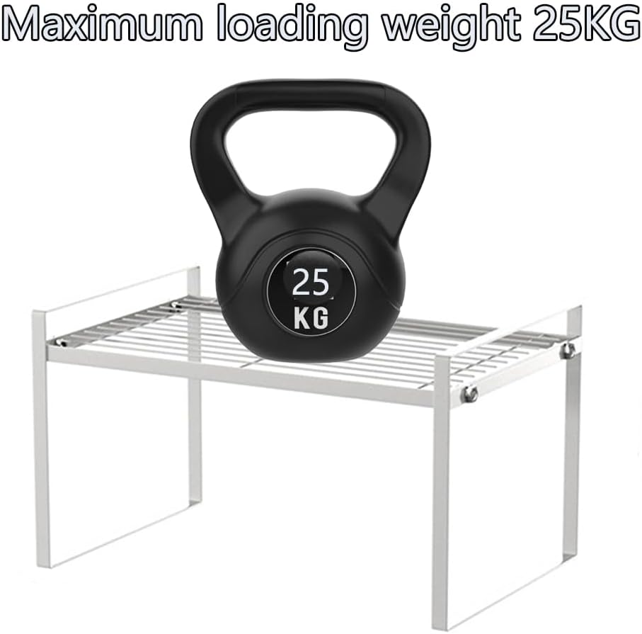 HQahnekme Küchenschrank Organizer,Regaleinsatz mit Anti-Rutsch Matte,Küche Schrankeinsatz,für Küche/