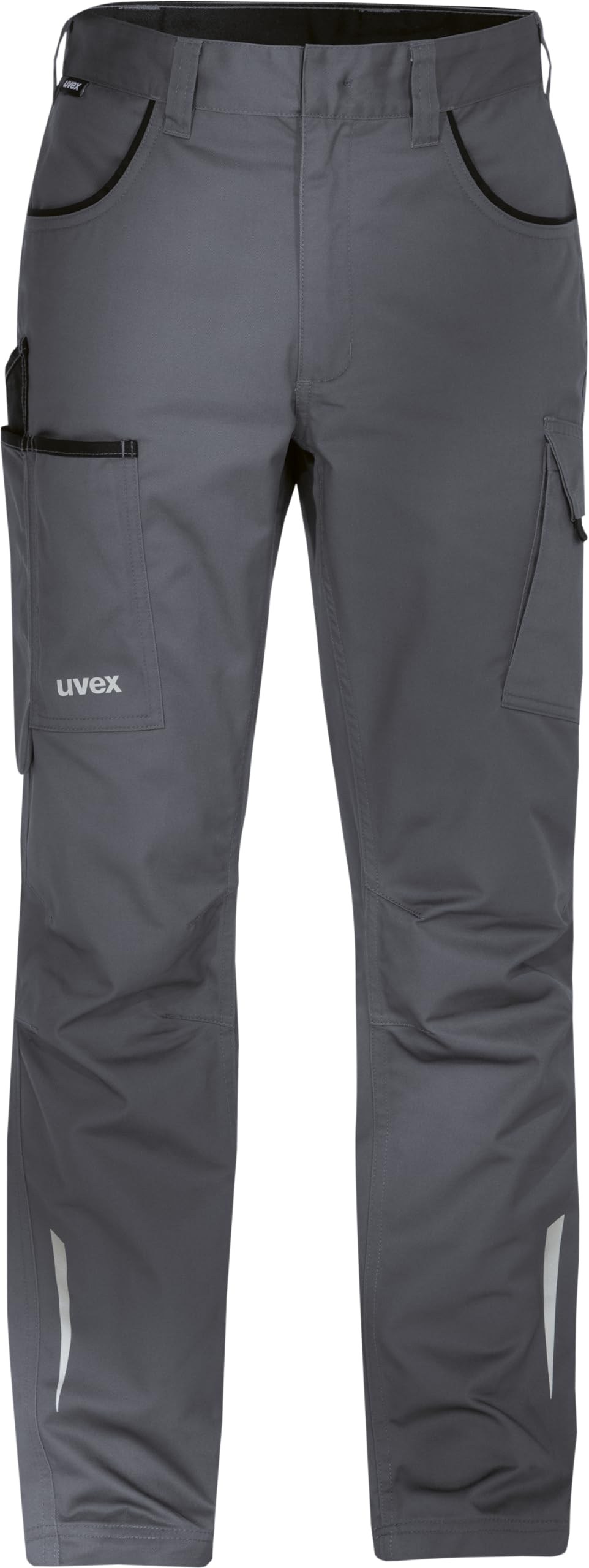 Uvex syneXXo Light Männer Arbeitshose, Lange Bundhose für die Arbeit 56 Grau, 56 Grau