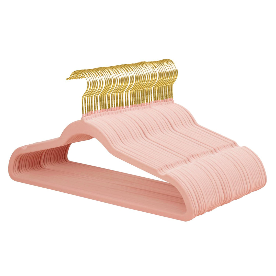 ManGotree Velvet Kleiderbügel, Kleider- und Anzugbügel, rutschfeste Filzbügel, ultraflache, platzspa