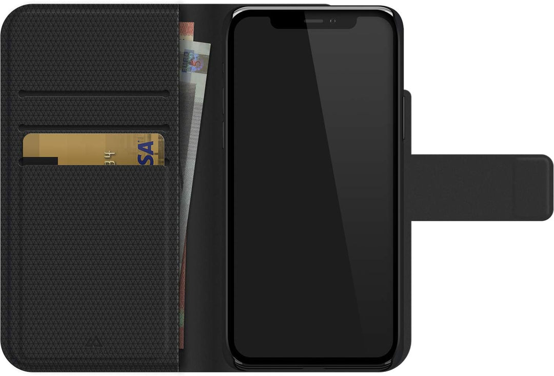 Black Rock - 2-In-1 Wallet Hülle für Apple iPhone 11 Pro | Booklet, Fächer, kabellos Laden, magnetis
