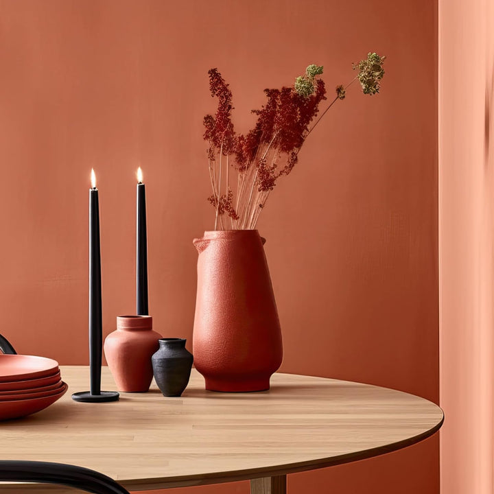 MissPompadour abwaschbare Wandfarbe Orange mit Rost 1L - hohe Deckkraft &amp; Ergiebigkeit - matte, sche
