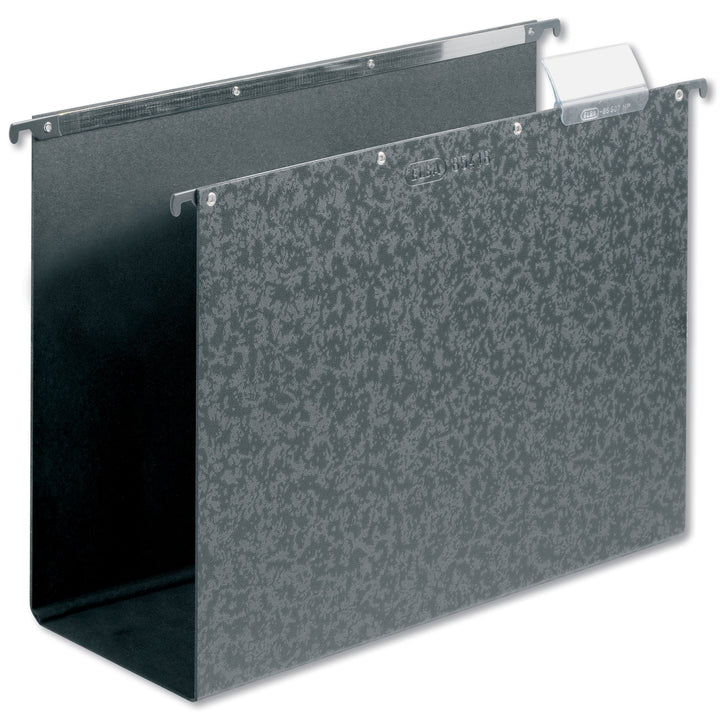 ELBA Hängesammler Vertic, schwarz, 10er Pack 8 cm Boden, 8 cm Boden