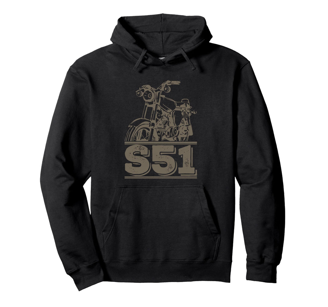 Herren - Simson S51 Moped Design Pullover Hoodie