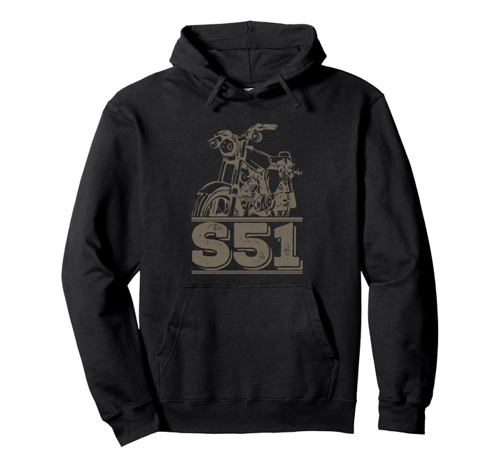 Herren - Simson S51 Moped Design Pullover Hoodie