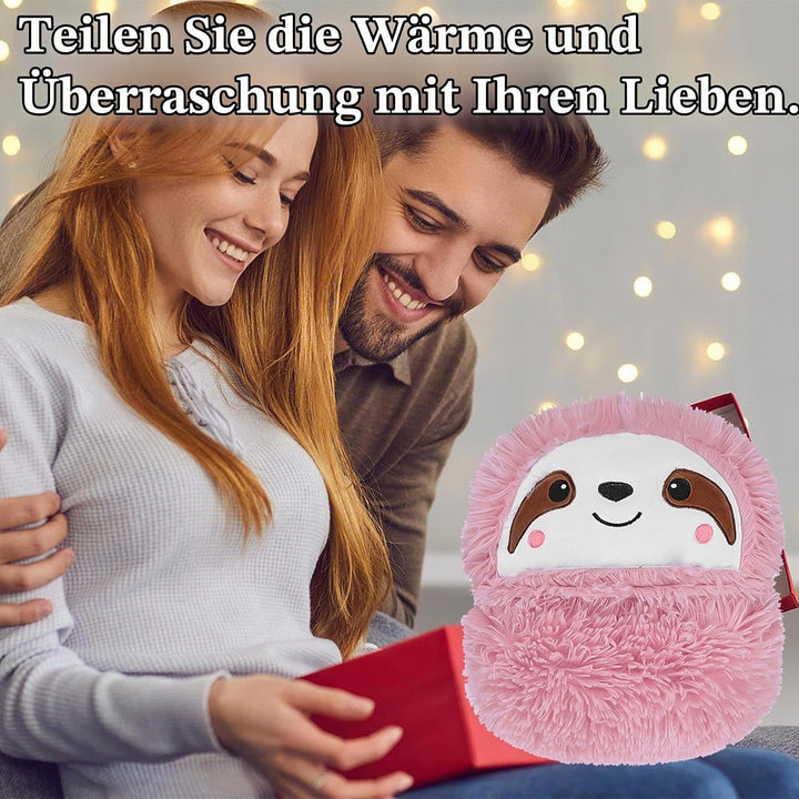 MSISILY Faultier Decke Mit Ärmeln und Kapuze, Kuscheldecke Flauschig Fleecedecke Wohndecken Warm She