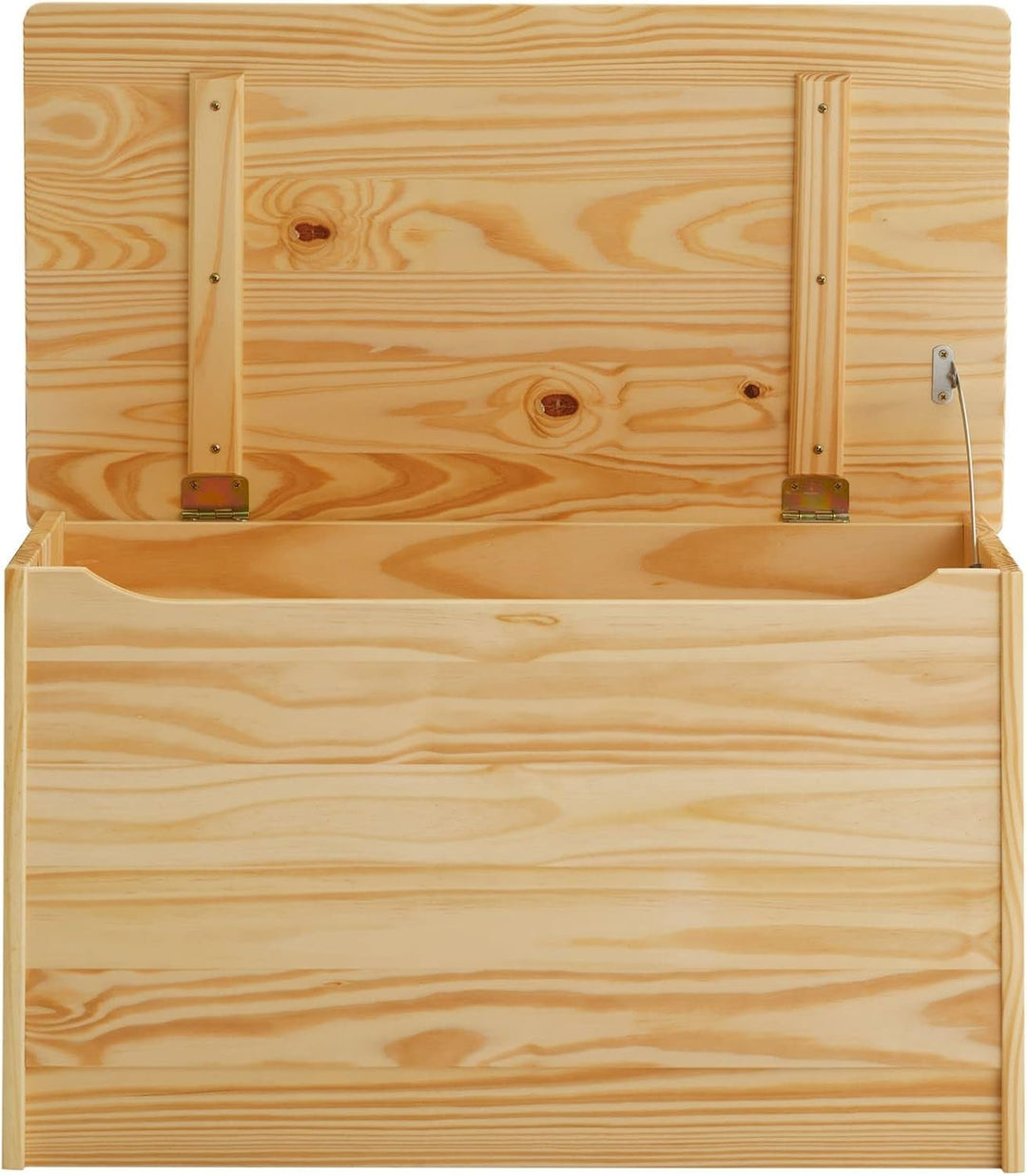 IDIMEX Spielzeugtruhe Hannah, praktische Aufbewahrungsbox aus massiver Kiefer in Natur, schöne Spiel