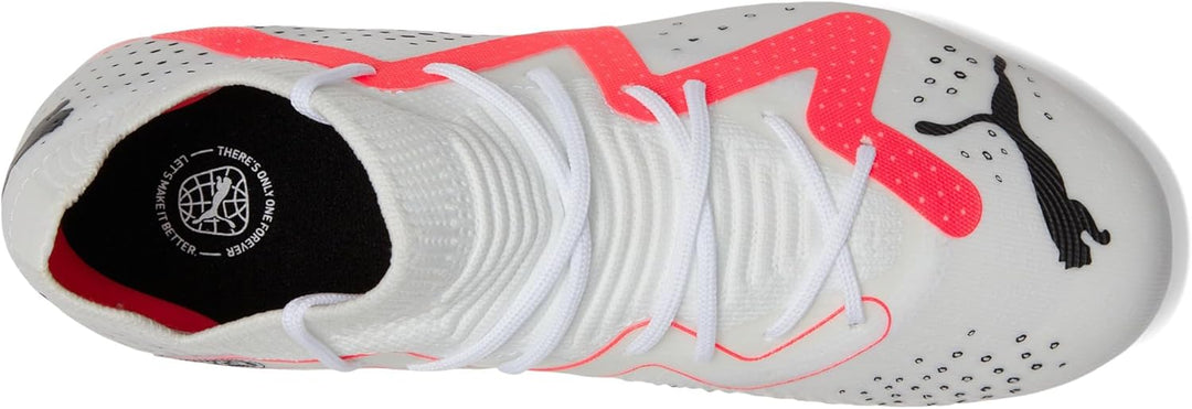 PUMA Unisex Kinder Future Match Fg/Ag JrFussballschuh 28 EU Puma White Puma Black Fire Orchid, 28 EU