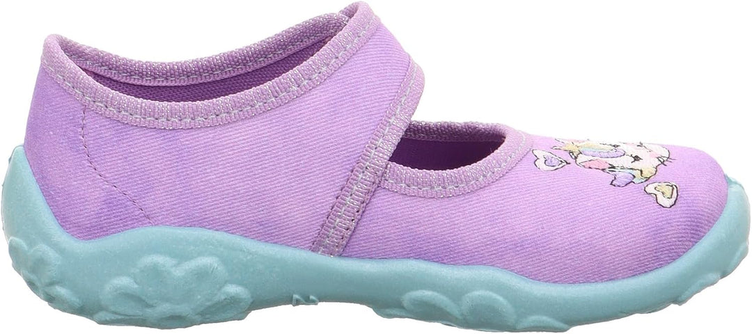 Superfit Mädchen Bonny Hausschuh 23 EU Lila 8540, 23 EU Lila 8540