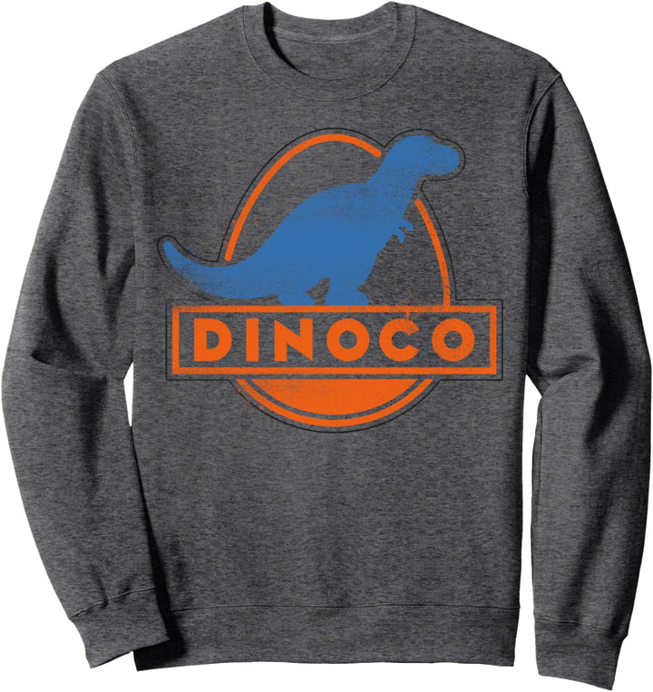 Disney Pixar Cars Dinoco Vintage Logo Text Sweatshirt
